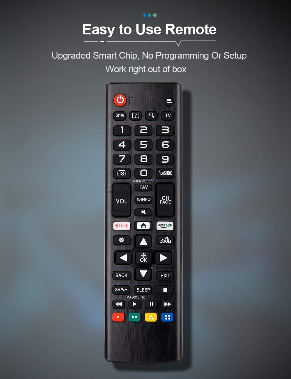 Foto 3 | Mando a Distancia Ewo's para LG Smart TV LCD Led Oled Uhd Hdtv - Venta Internacional