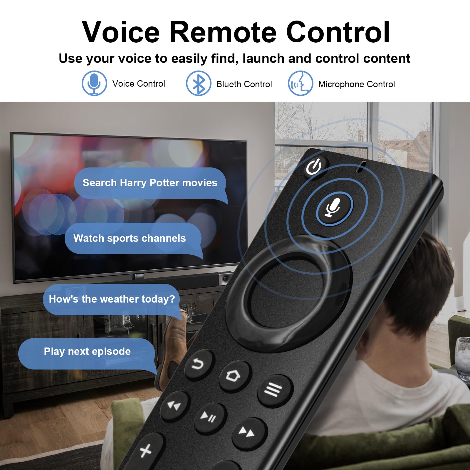 Foto 6 pulgar | Control Remoto Por Voz Inteligente Para Insignia Tv Ns-rcfna-21 - Venta Internacional.