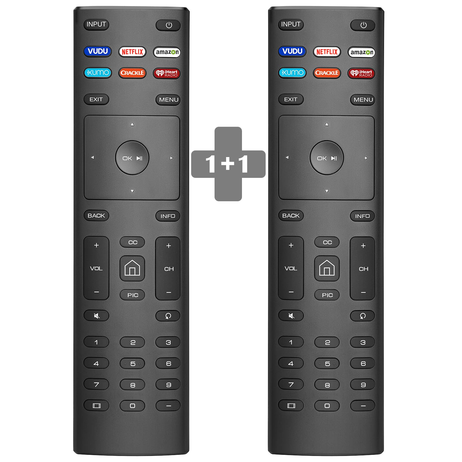 Foto 2 pulgar | Pack De 2 Controles Remotos Universales Para Todos Los Televisores Loutoc De Vizio - Venta Internacional.