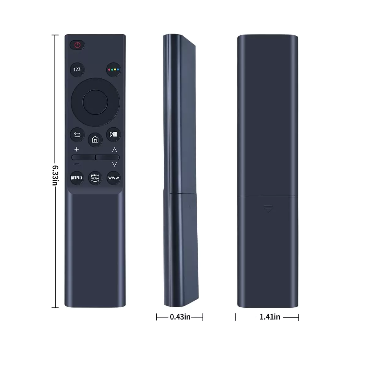 Foto 3 pulgar | Control Para Samsung Smart Tv 4k Curve Con Voz Bn59 + Funda Eo Safe Imports Esi-14814 Negro