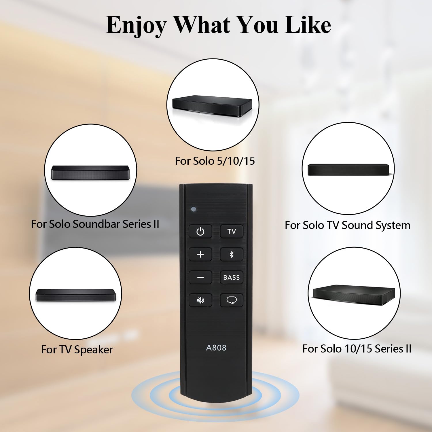 Foto 4 pulgar | Control Remoto Bluetooth Para Bose Solo 5 10 15 Serie Ii - Venta Internacional.