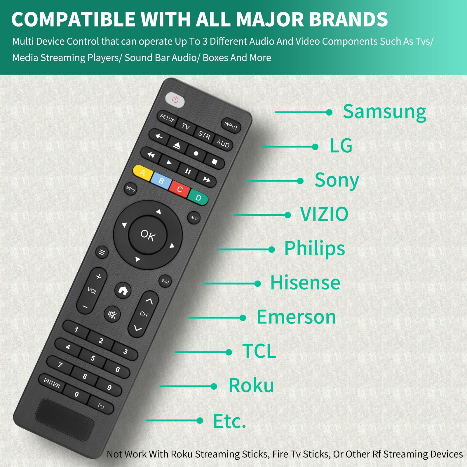 Foto 2 | Control Remoto Maxitoc Universal-Venta Internacional
