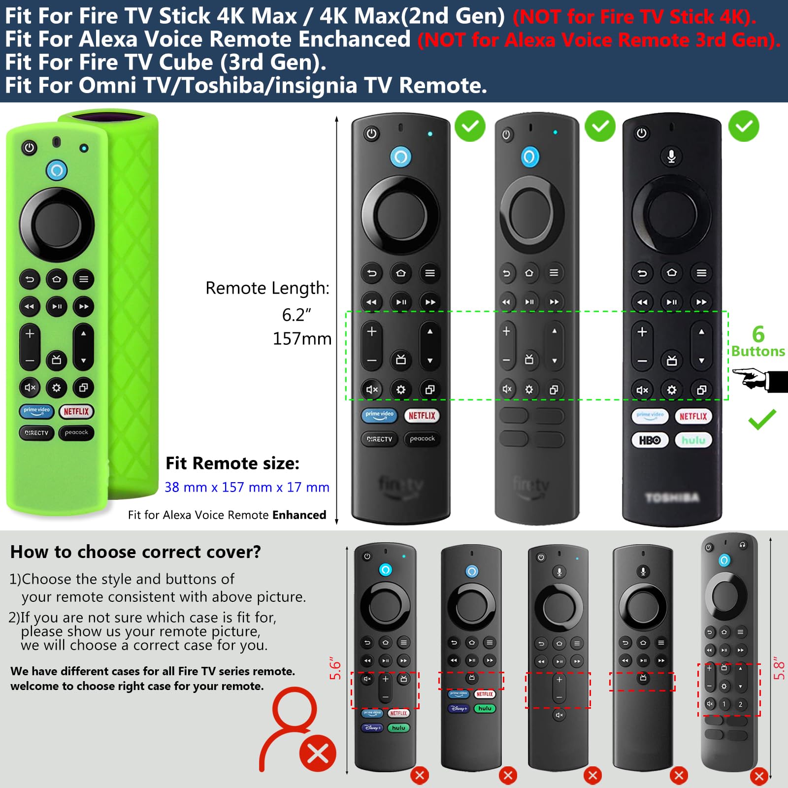 Foto 3 pulgar | Fundas de Silicón Pinowu 2 Piezas para Control Remoto-Venta Internacional