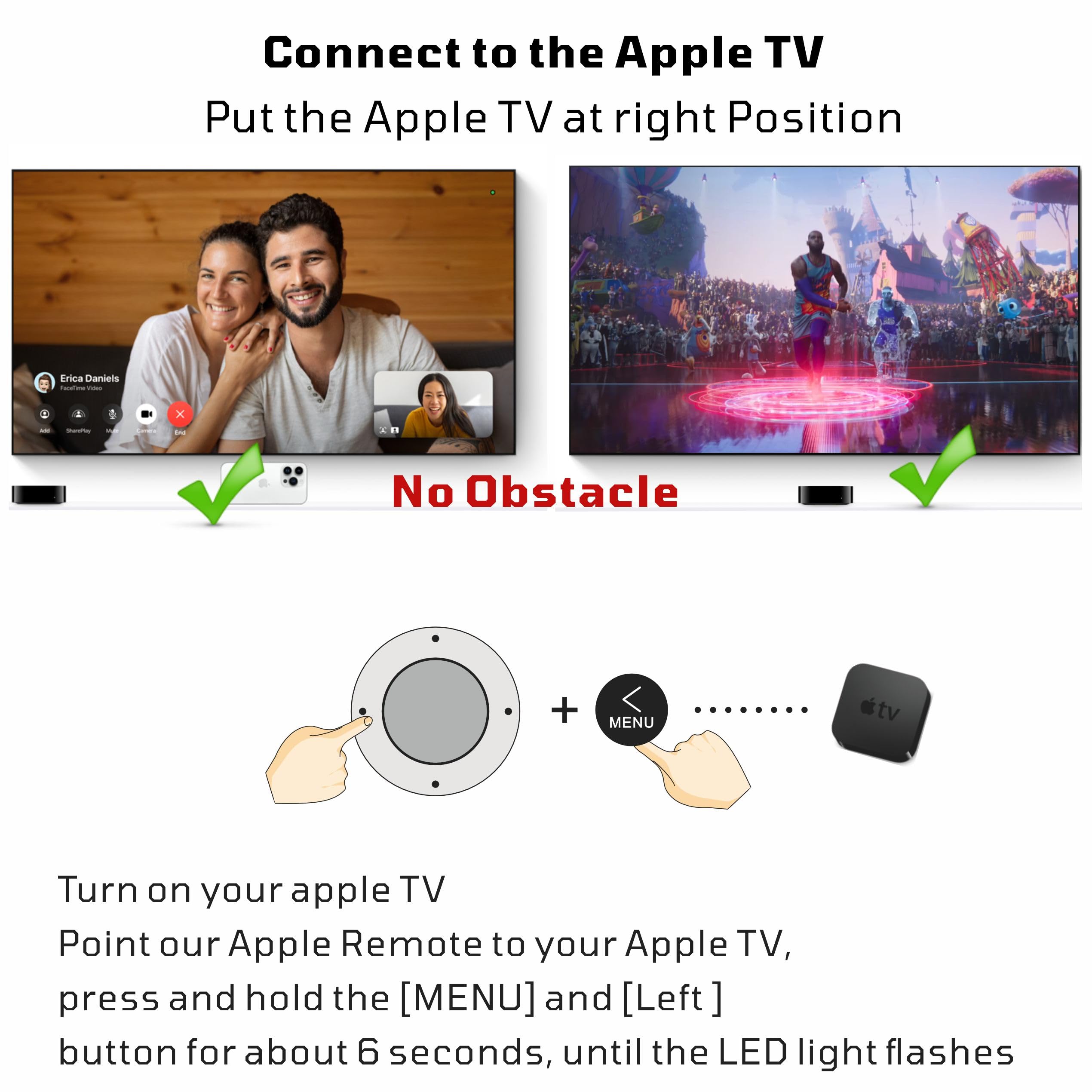 Foto 6 | Mando A Distancia De Repuesto Para Apple Tv 4k Apple Tv Hd - Venta Internacional.