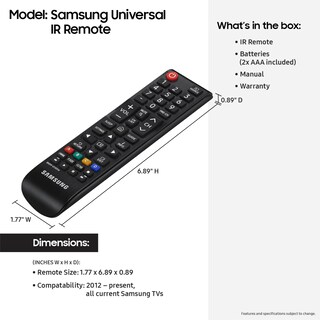 Foto 3 | Mando A Distancia Samsung Universal Ir Para Smart Tv - Venta Internacional.