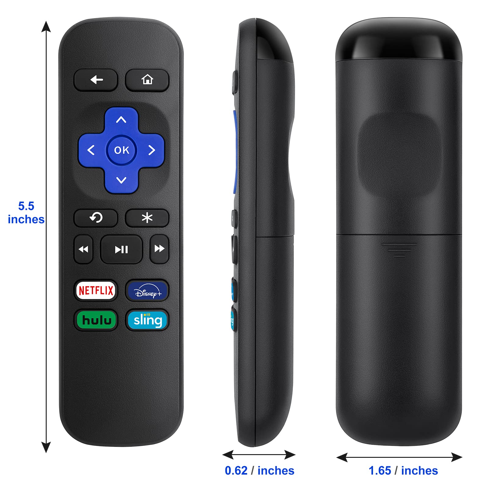 Foto 6 pulgar | Mando A Distancia Omaic Para Roku 1, 2, 3, 4 (hd, Lt, Xs, Xd) - Venta Internacional.