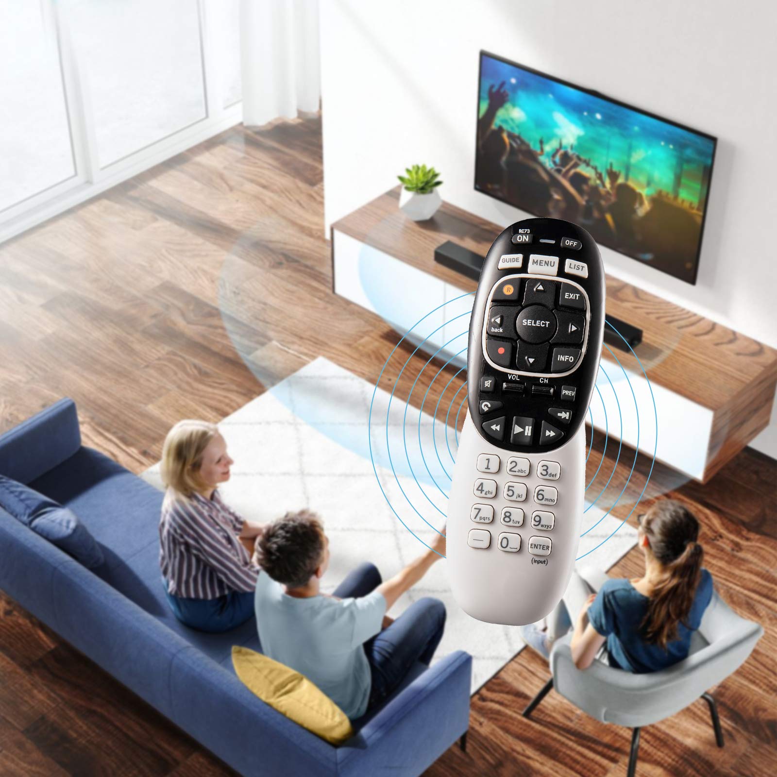 Foto 2 | Control Remoto Anloti Rc73 Ir/rf para Direct Tv 2 Piezas- Venta Internacional