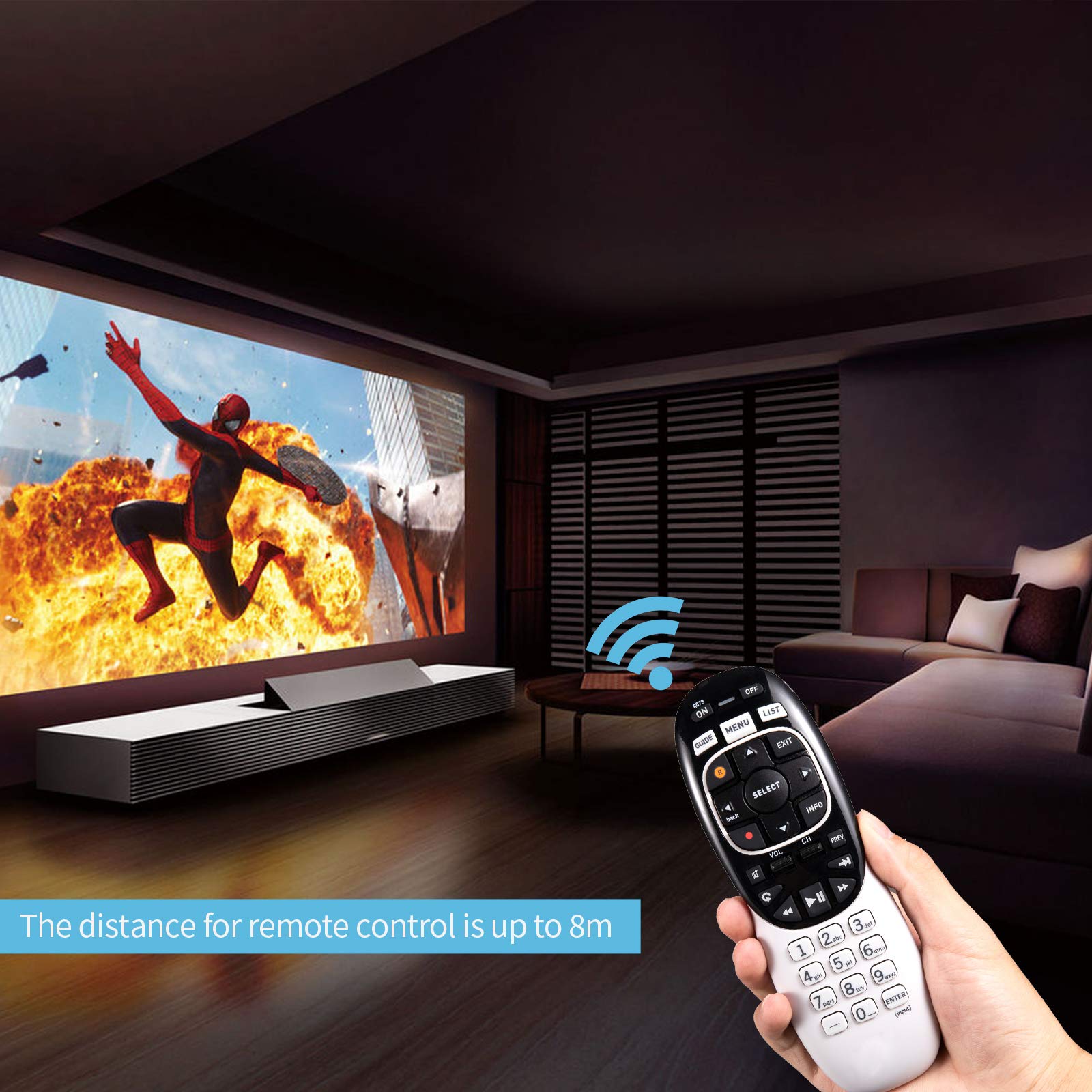 Foto 5 | Control Remoto Anloti Rc73 Ir/rf para Direct Tv 2 Piezas- Venta Internacional