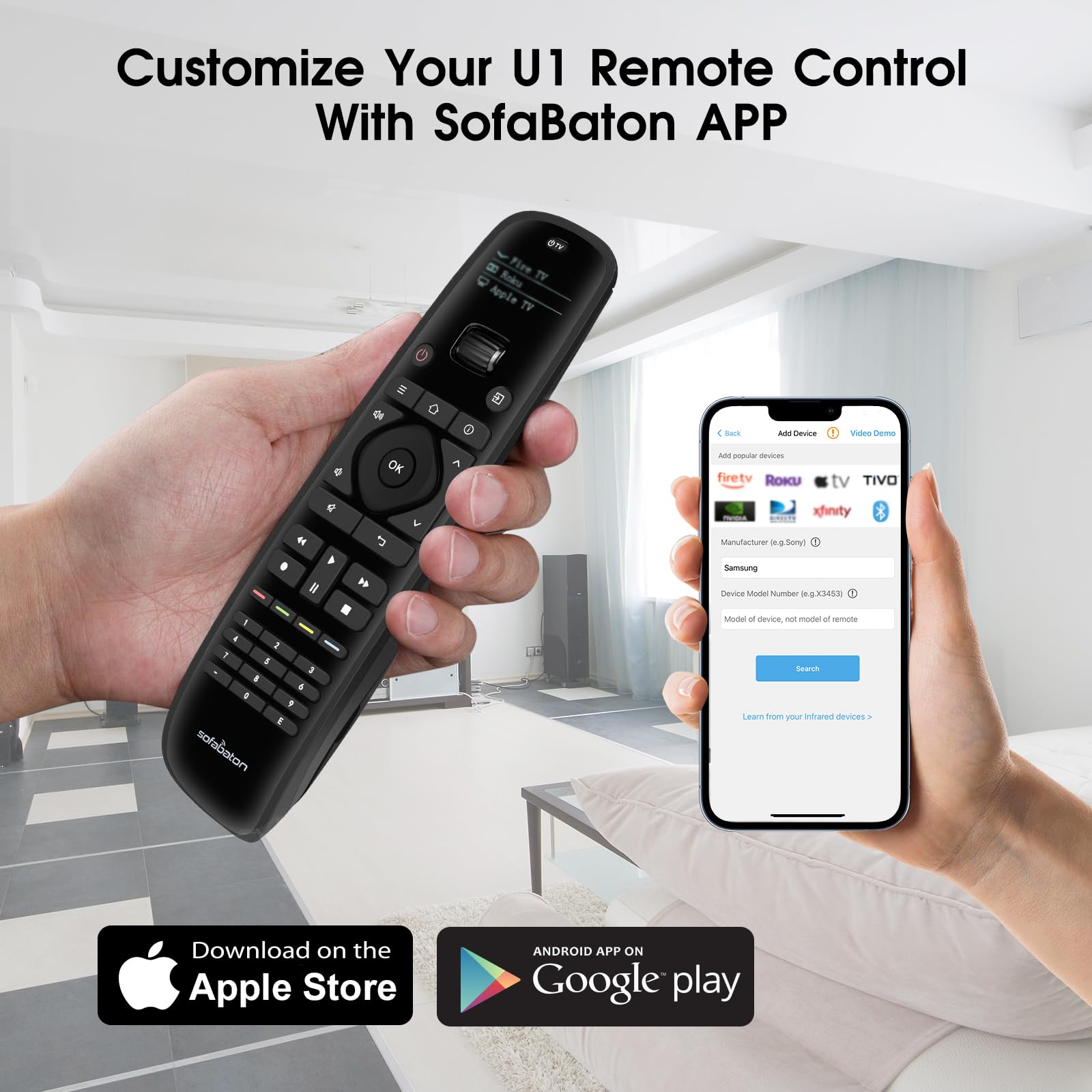 Foto 5 | Mando A Distancia Universal Sofabaton U1 Para Bluetooth E Ir - Venta Internacional.