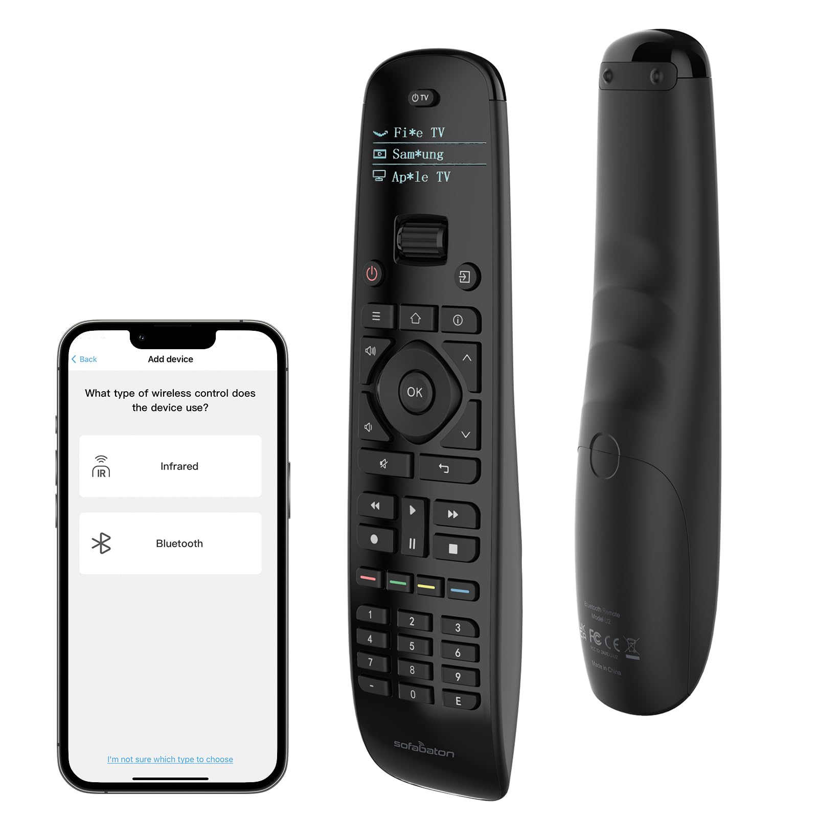 Control Remoto Universal Sofabaton U2 Con Botón Retroiluminado Y Control De Aplicaciones - Venta Internacional.
