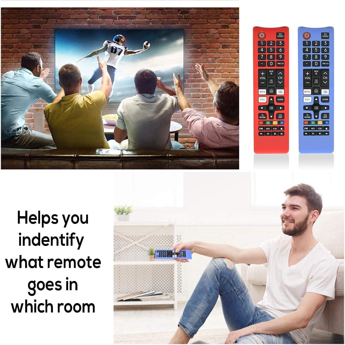 Foto 7 | Funda De Silicona Para Samsung Remote Alquar Funda A Prueba De Golpes X2 - Venta Internacional.