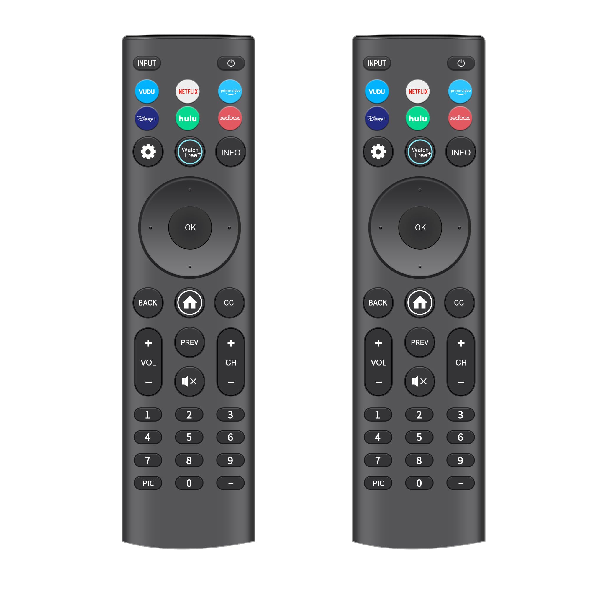 Foto 2 pulgar | Pack De 2 Mandos A Distancia De Repuesto Para Televisores Inteligentes Vizio - Venta Internacional.