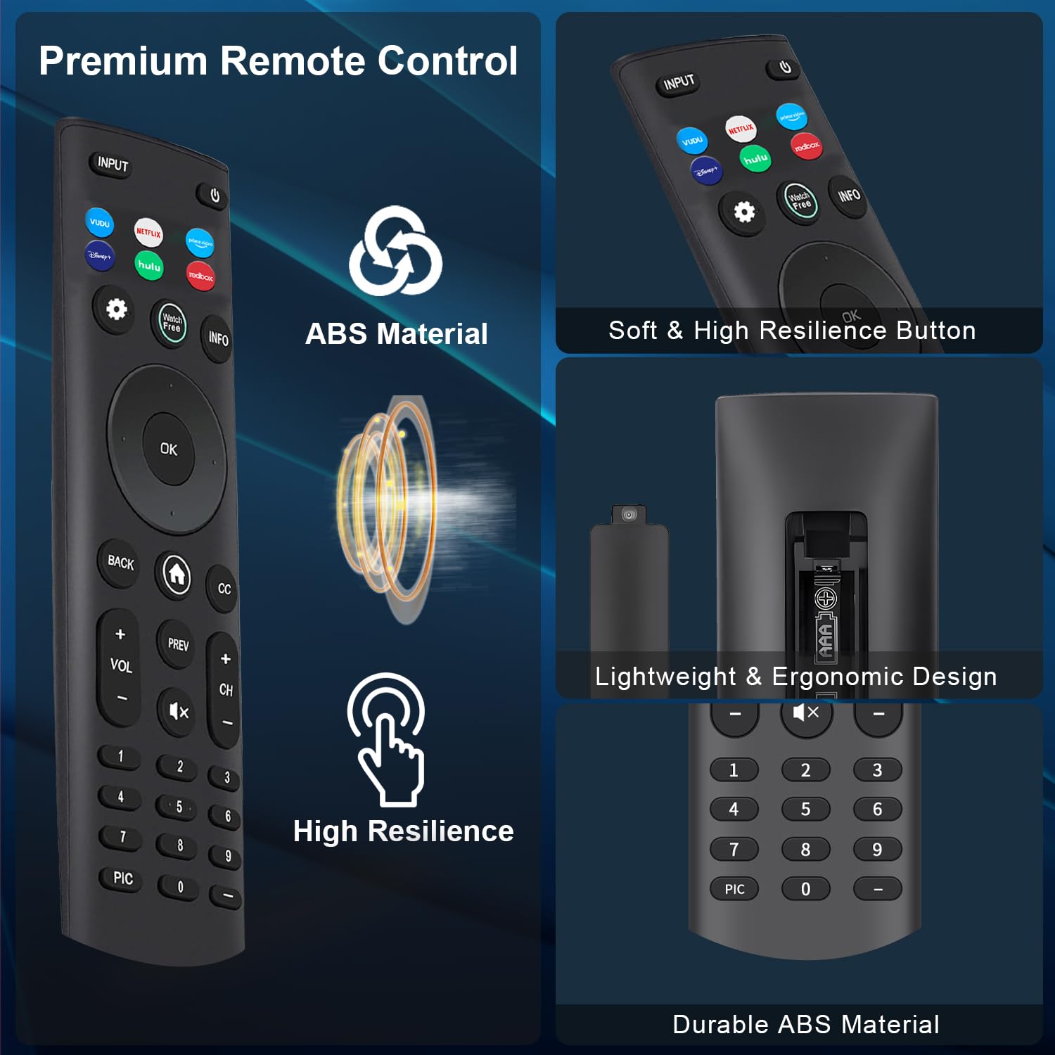 Foto 8 pulgar | Pack De 2 Mandos A Distancia De Repuesto Para Televisores Inteligentes Vizio - Venta Internacional.