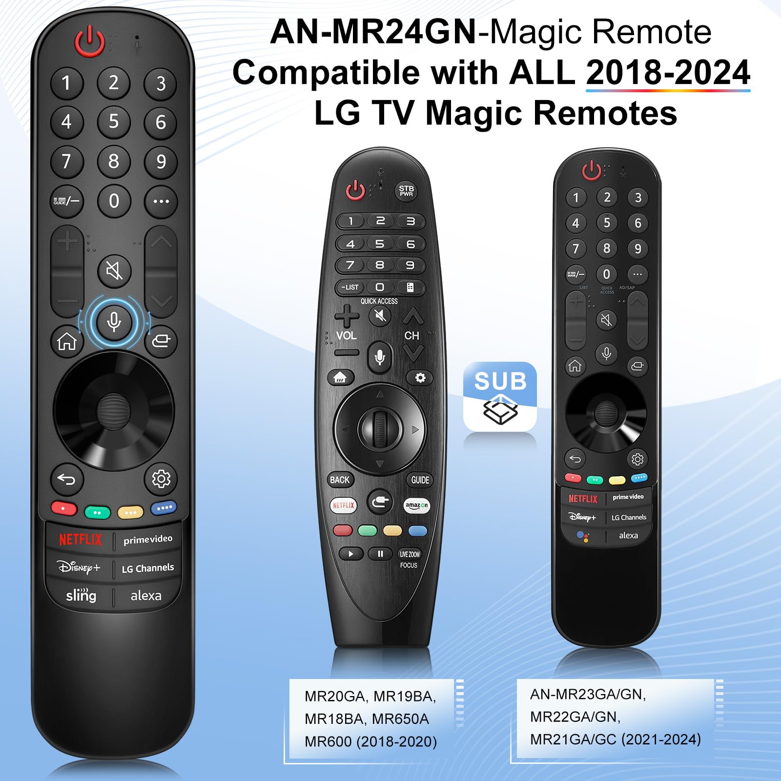 Foto 3 pulgar | Mando A Distancia Omaic An-mr24gn-magic Para Lg Smart Tv - Venta Internacional.
