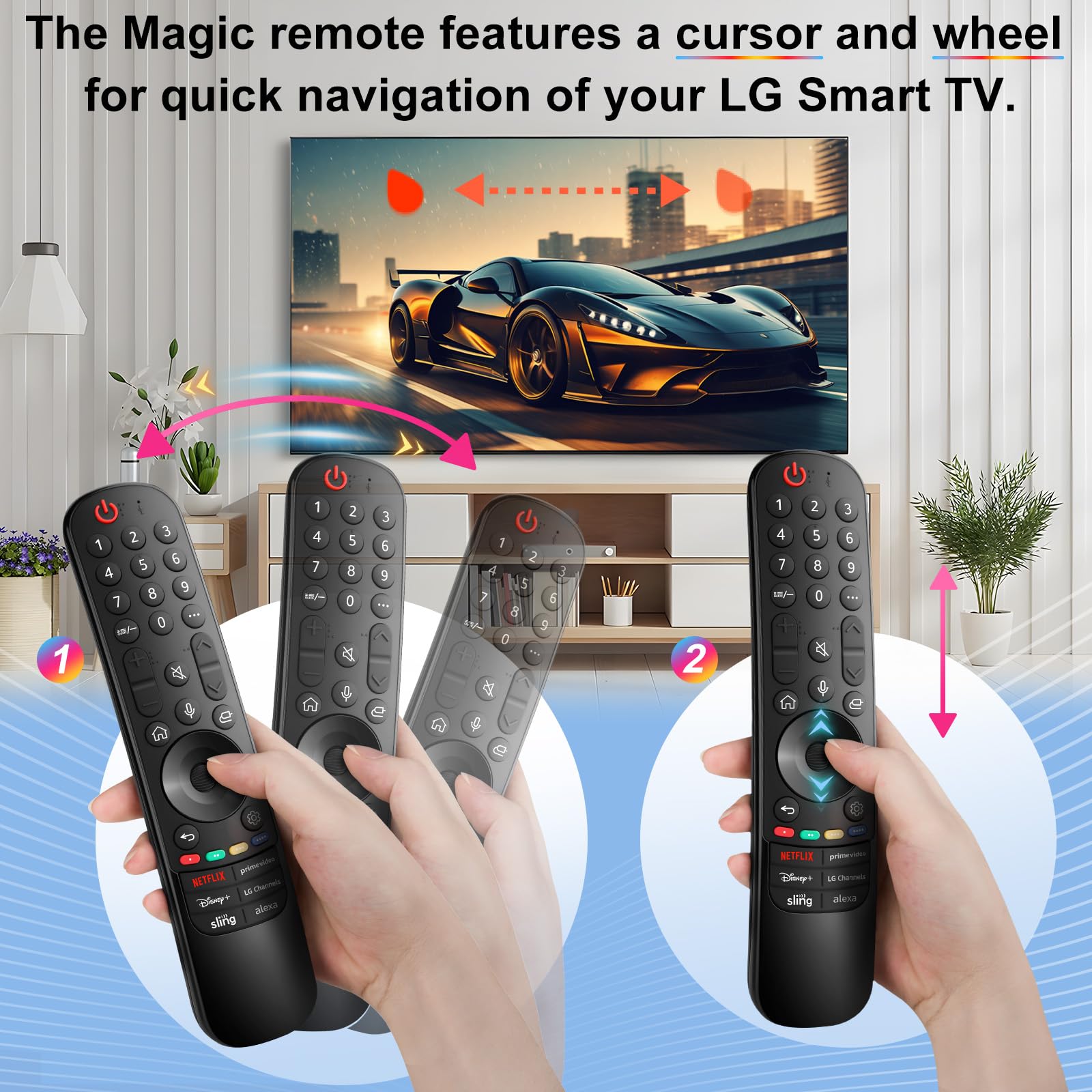 Foto 5 pulgar | Mando A Distancia Omaic An-mr24gn-magic Para Lg Smart Tv - Venta Internacional.