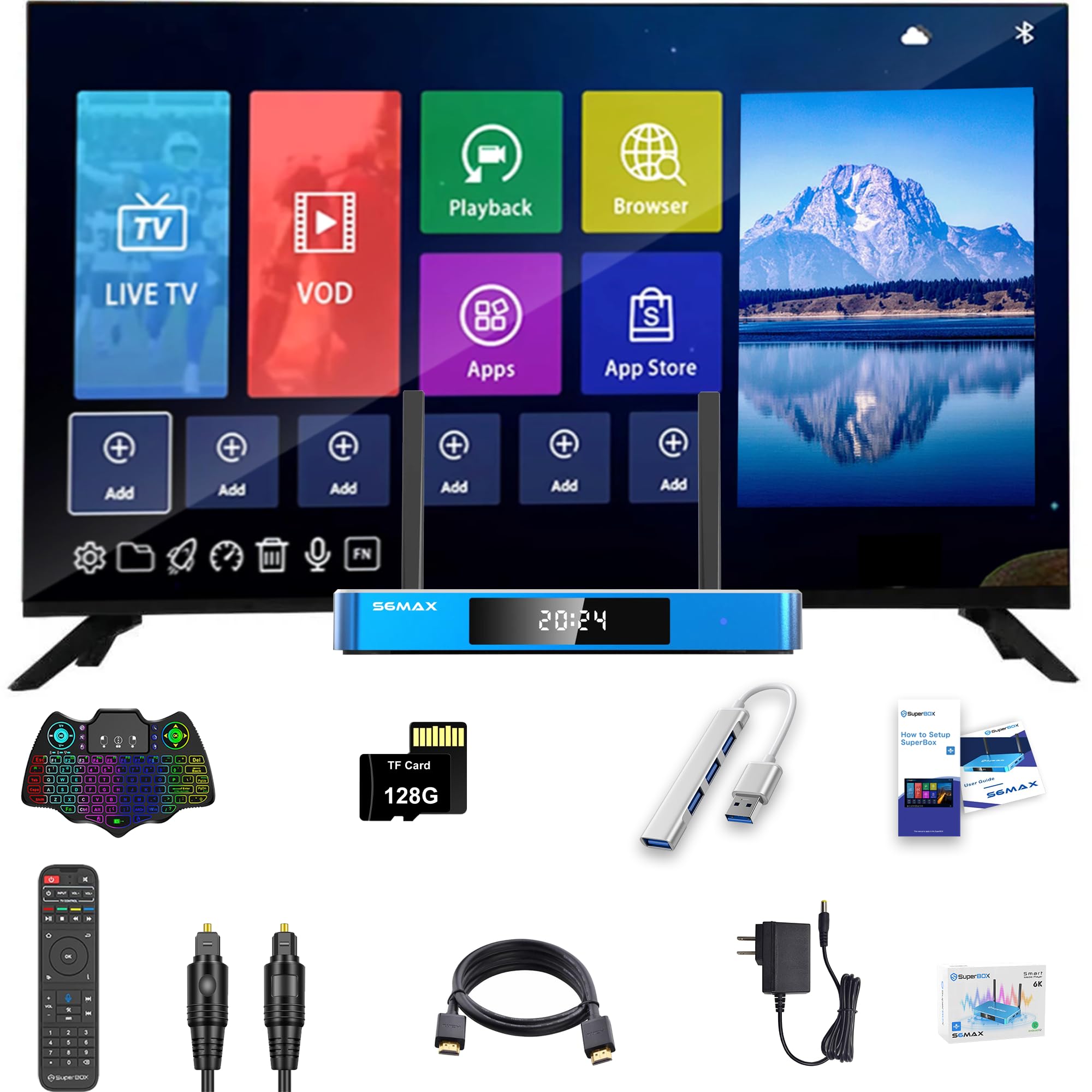 Paquete De Accesorios Para El Mando Por Voz S6 Ma-x Más Nuevo Del 2025 - Venta Internacional.
