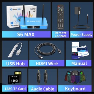Foto 4 | Paquete De Accesorios Para El Mando Por Voz S6 Ma-x Más Nuevo Del 2025 - Venta Internacional.