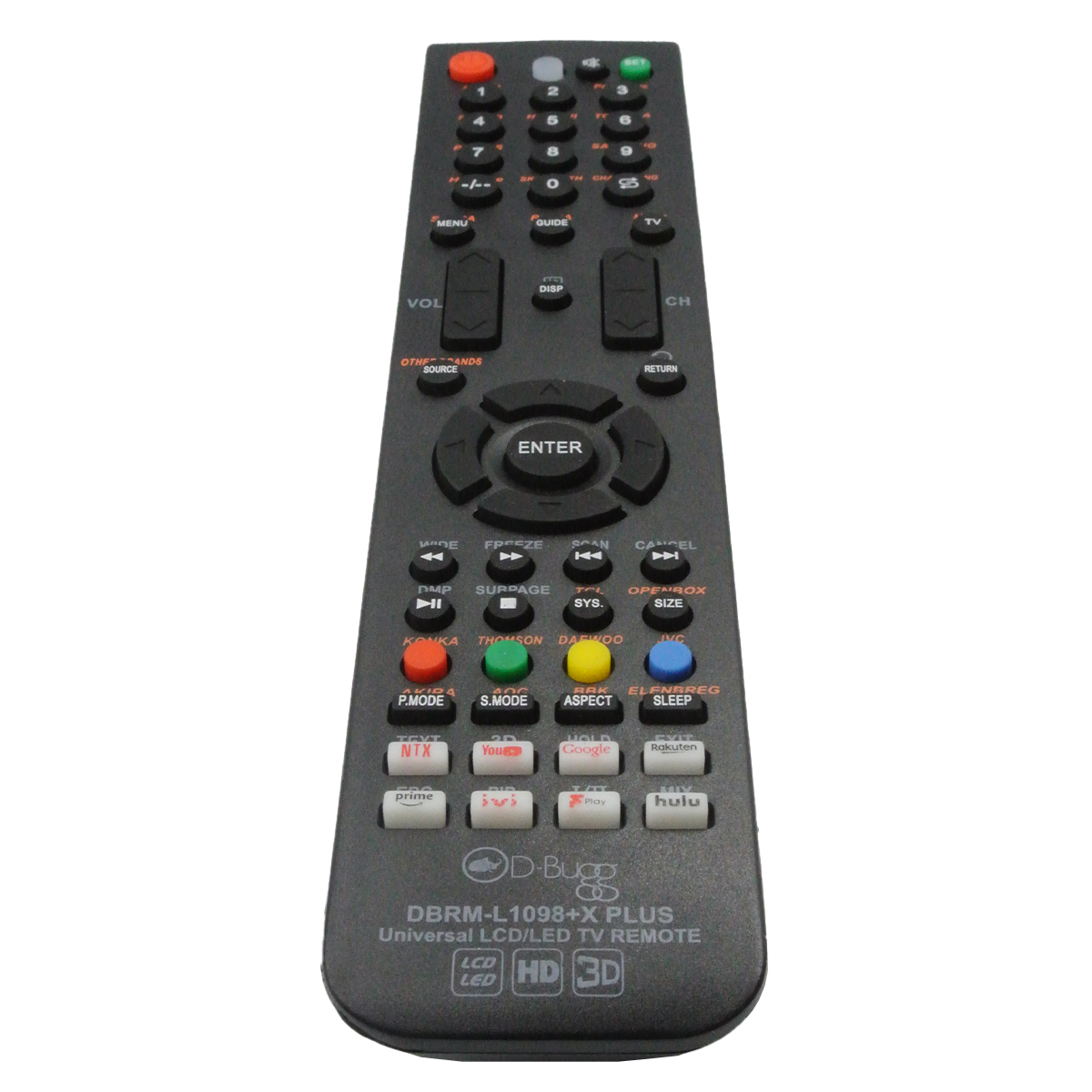 Foto 4 pulgar | Control Universal Para Televisión D-bugg