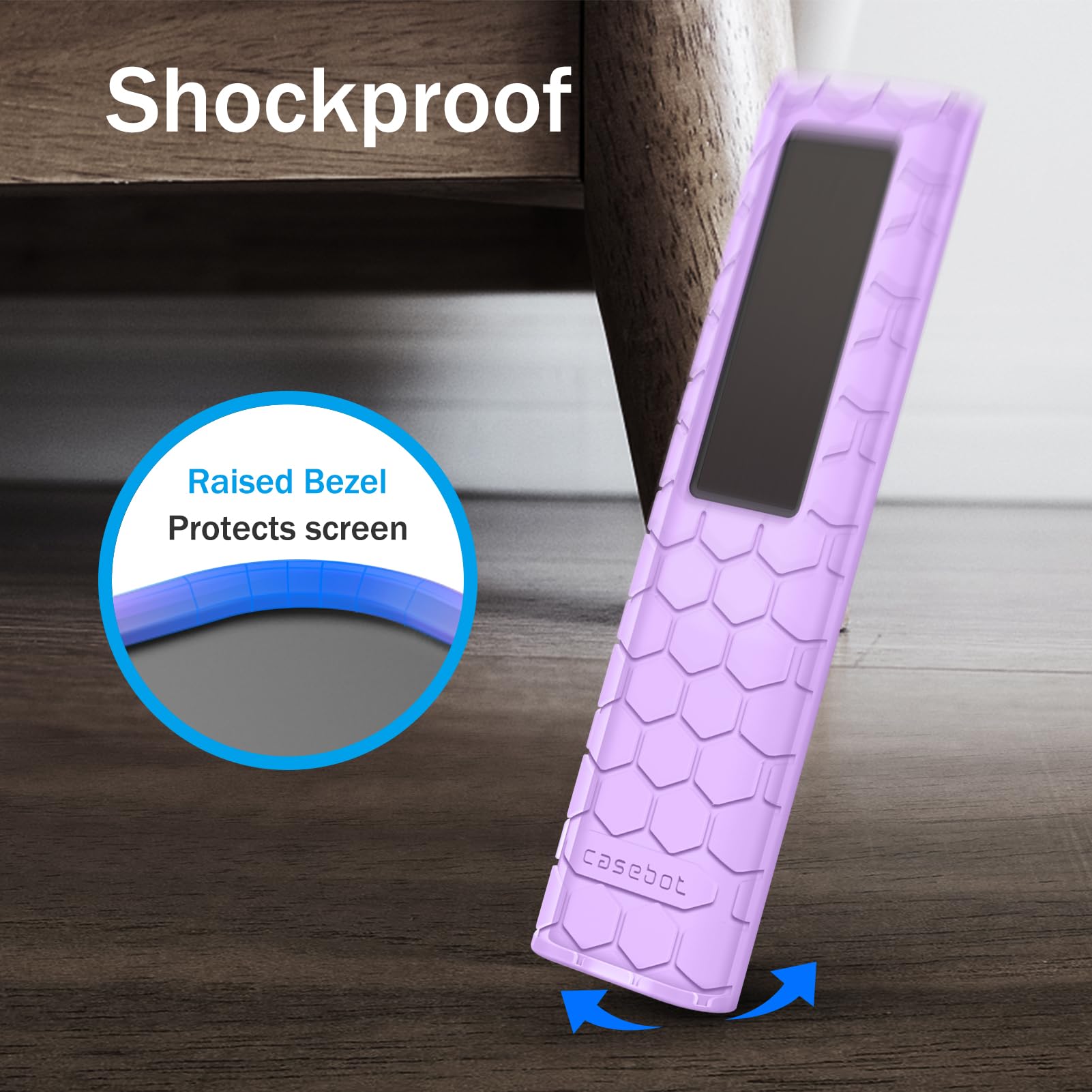 Foto 5 pulgar | Funda Protectora Fintie Para Samsung Smart Solar Remote Morada - Venta Internacional.