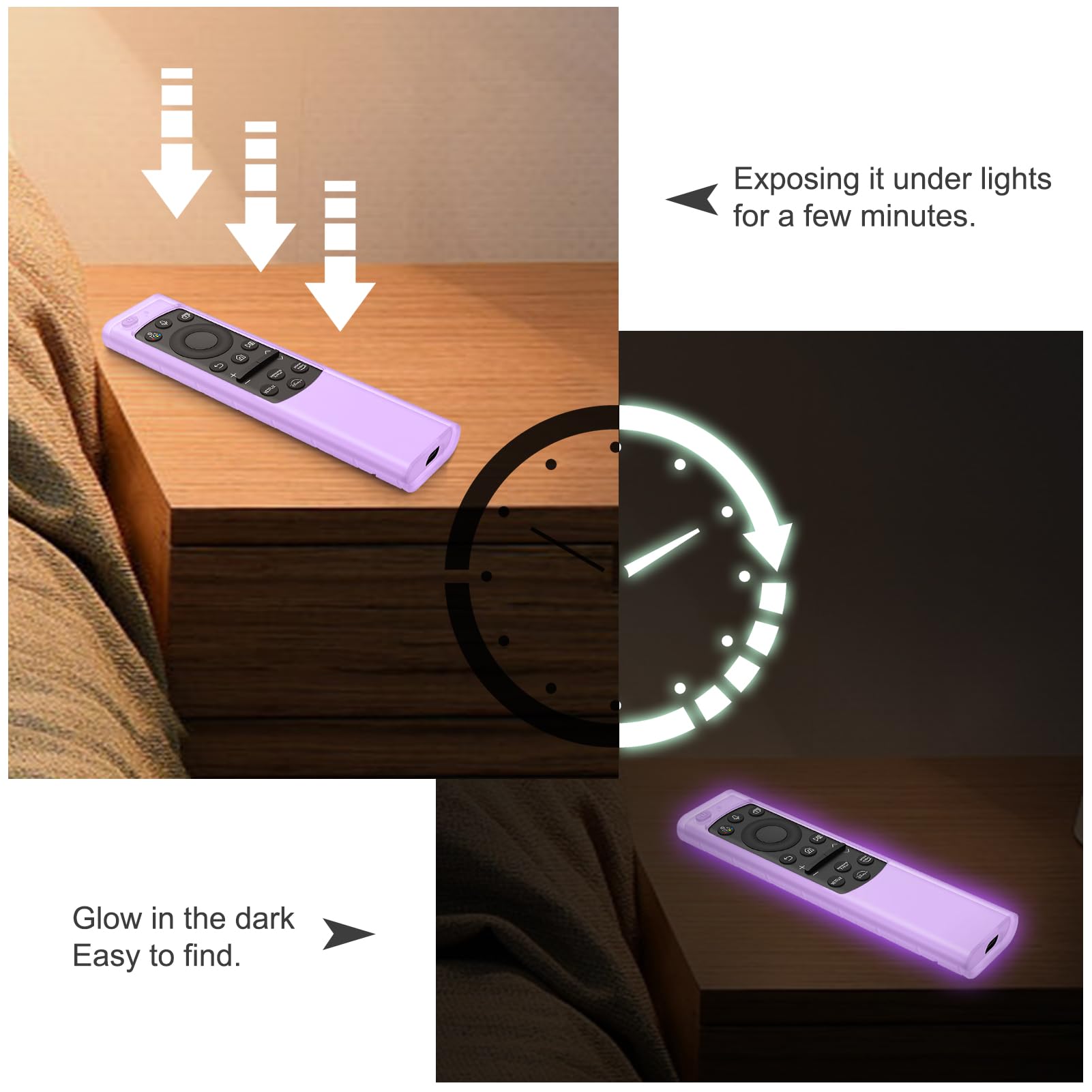 Foto 8 pulgar | Funda Protectora Fintie Para Samsung Smart Solar Remote Morada - Venta Internacional.