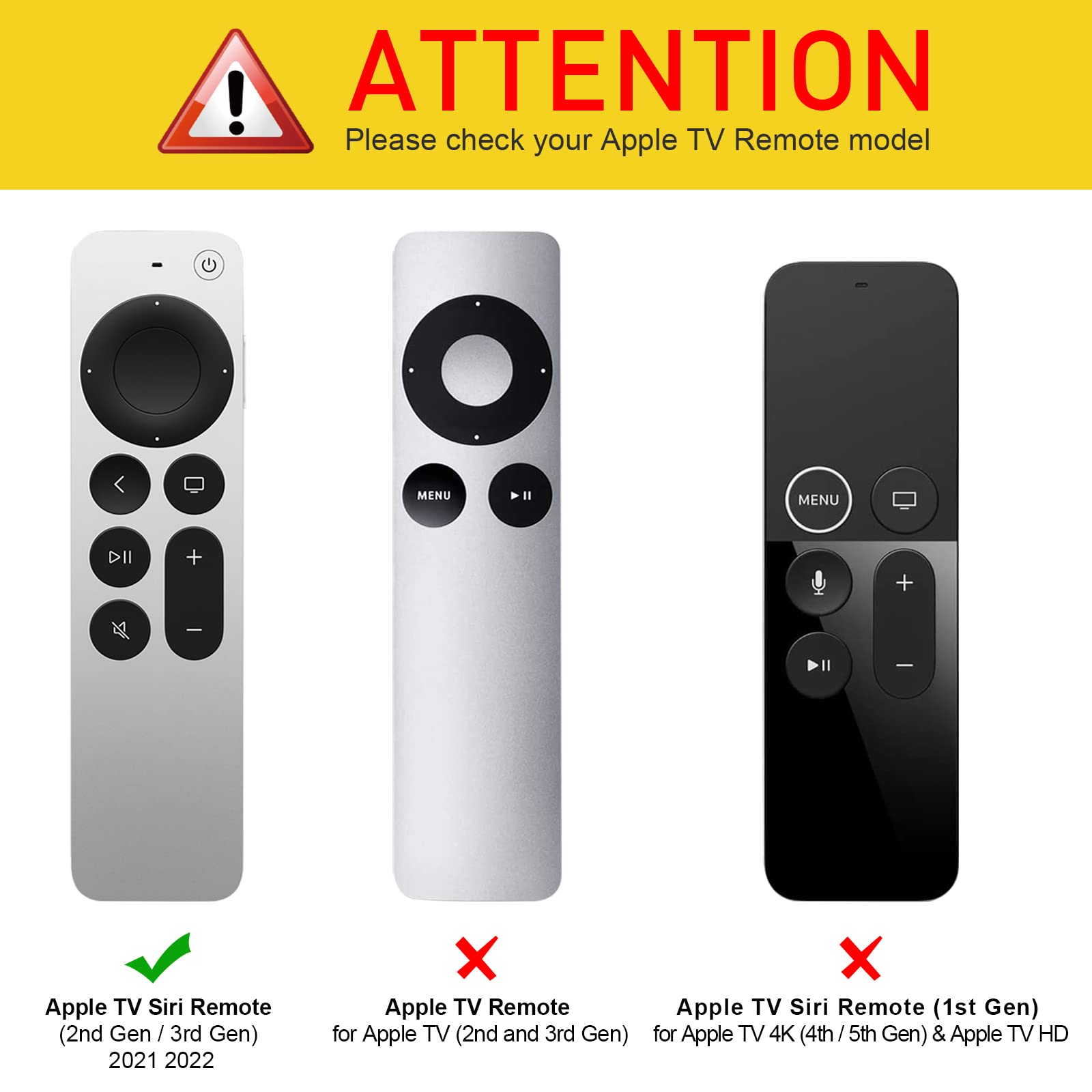 Foto 3 pulgar | Funda Protectora Fintie Para Apple Tv Siri Remote 2021 2022 Re - Venta Internacional.