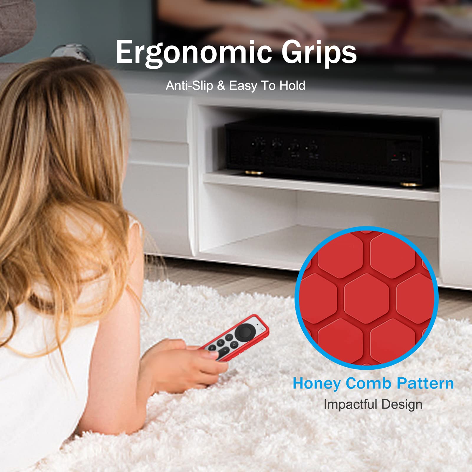 Foto 7 pulgar | Funda Protectora Fintie Para Apple Tv Siri Remote 2021 2022 Re - Venta Internacional.