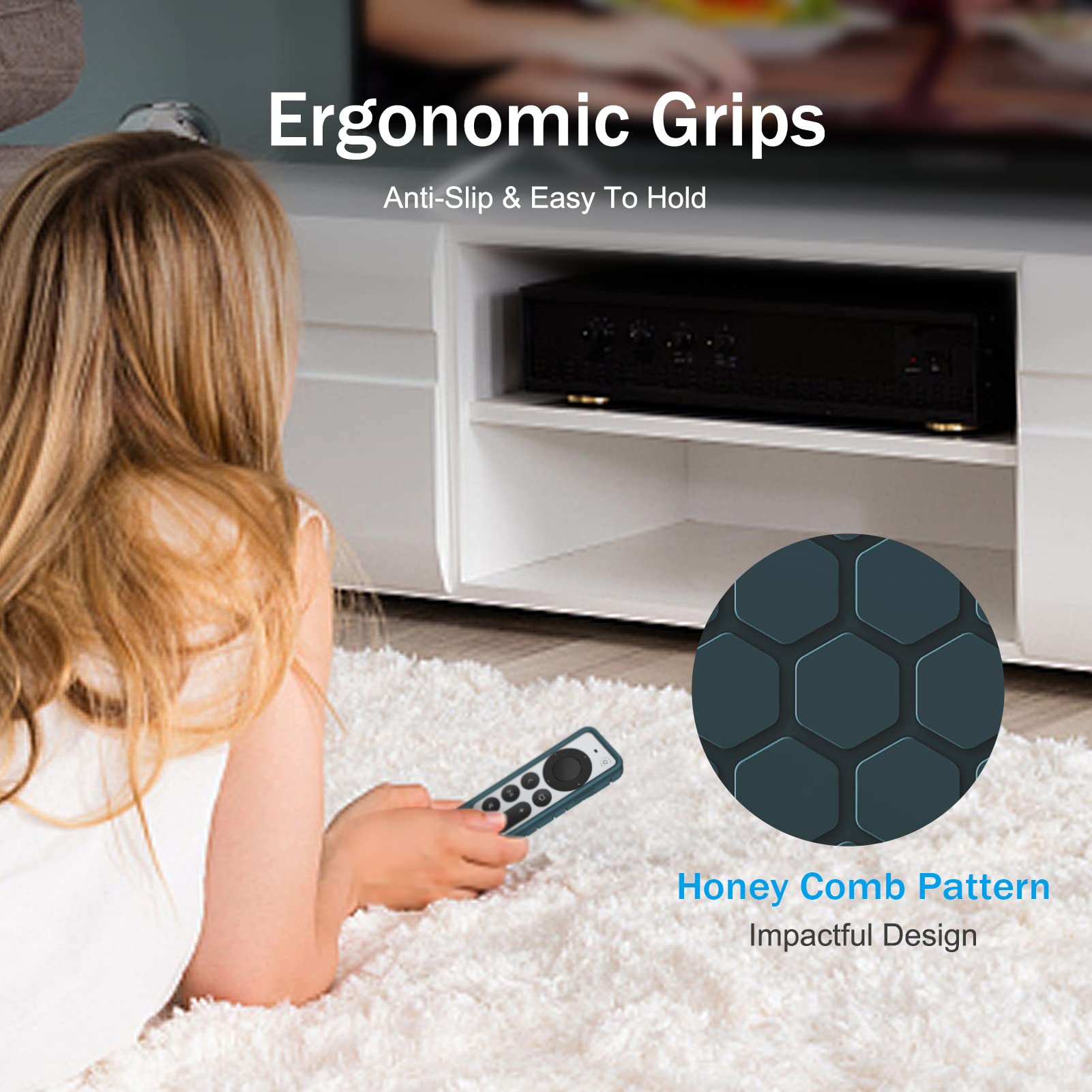 Foto 7 pulgar | Funda Protectora Fintie Para Apple Tv Siri Remote 2021 2022 - Venta Internacional.