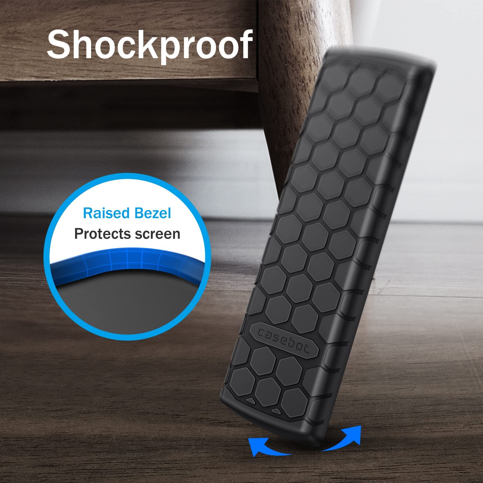 Foto 7 pulgar | Funda De Silicona Con Mando A Distancia Fintie Para Fire Tv Stick 4k Max, Color Negro - Venta Internacional.