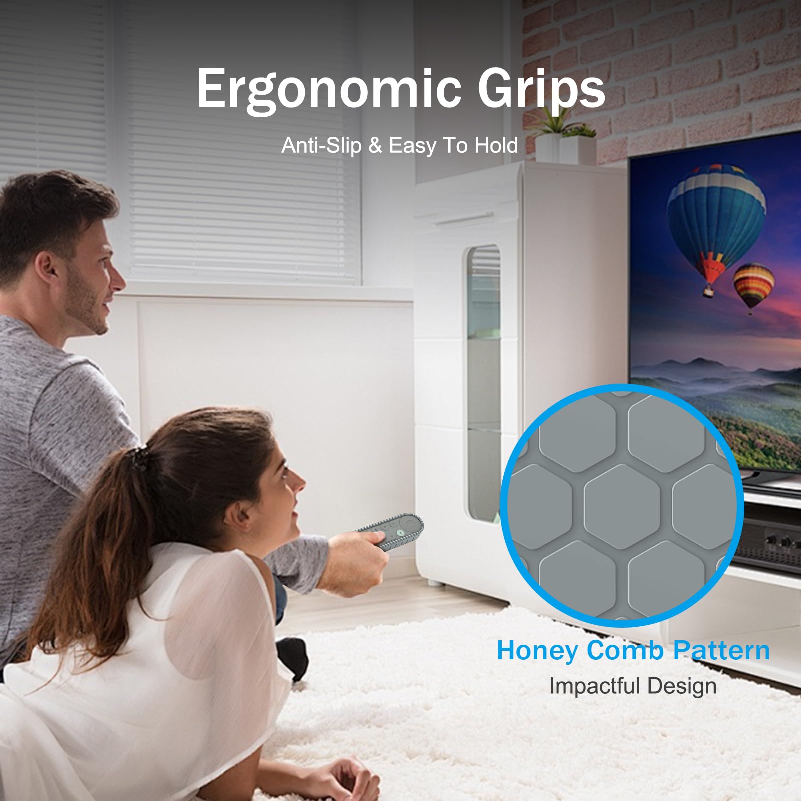Foto 7 pulgar | Funda Protectora Fintie para Control Remoto Google TV Streamer 4K - Venta Internacional