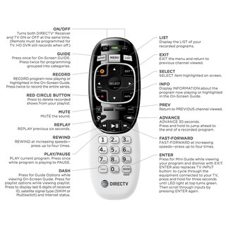 Foto 5 | Mando A Distancia Directv Rc73 Ir/rf, Paquete De 2 - Venta Internacional.
