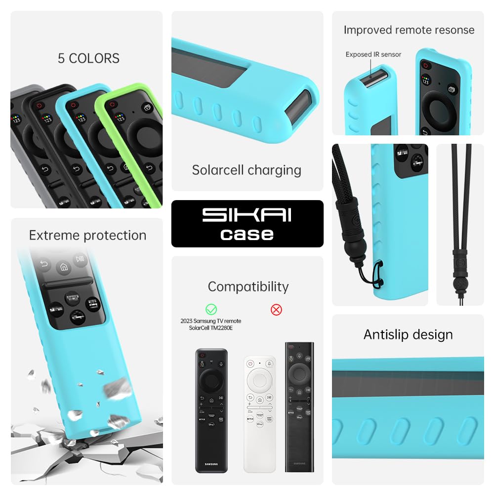 Foto 6 pulgar | Funda De Silicona Para Control Remoto Samsung Smart Tv Remote Sikai Case - Venta Internacional.