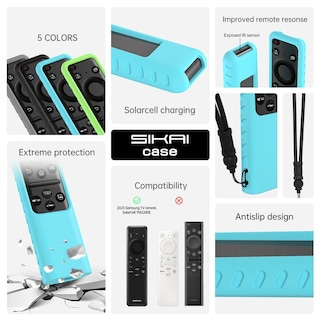Foto 5 | Funda De Silicona Para Control Remoto Samsung Smart Tv Remote Sikai Case - Venta Internacional.