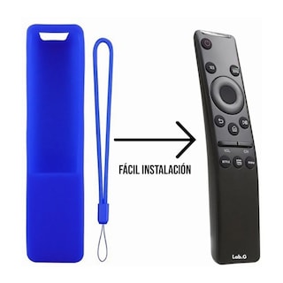 Foto 4 | Control Remoto Samsung Smart Tv 4k Curve Uhd + Funda Y Pila Lab.g Negro