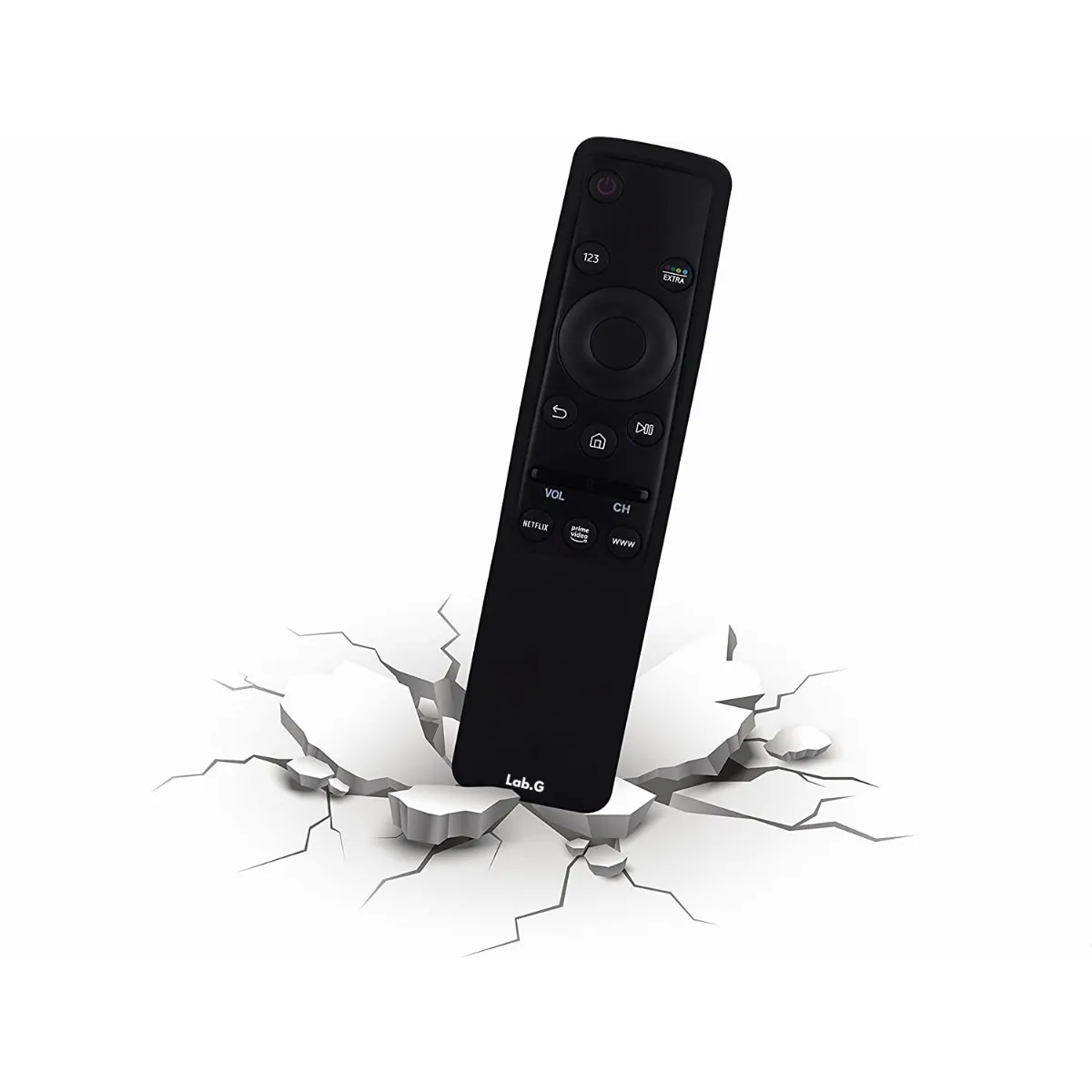 Foto 6 pulgar | Control Remoto Samsung Smart Tv 4k Curve Uhd + Funda Y Pila Lab.g Negro