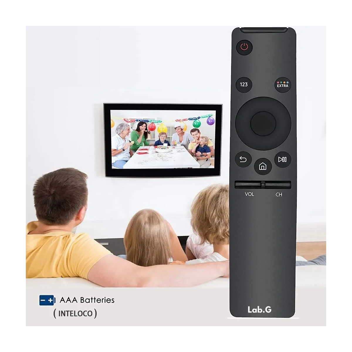 Foto 4 pulgar | Control Compatible Con Samsung Bn59-01259b Smart Tv Uhd 4k Lab.g Negro