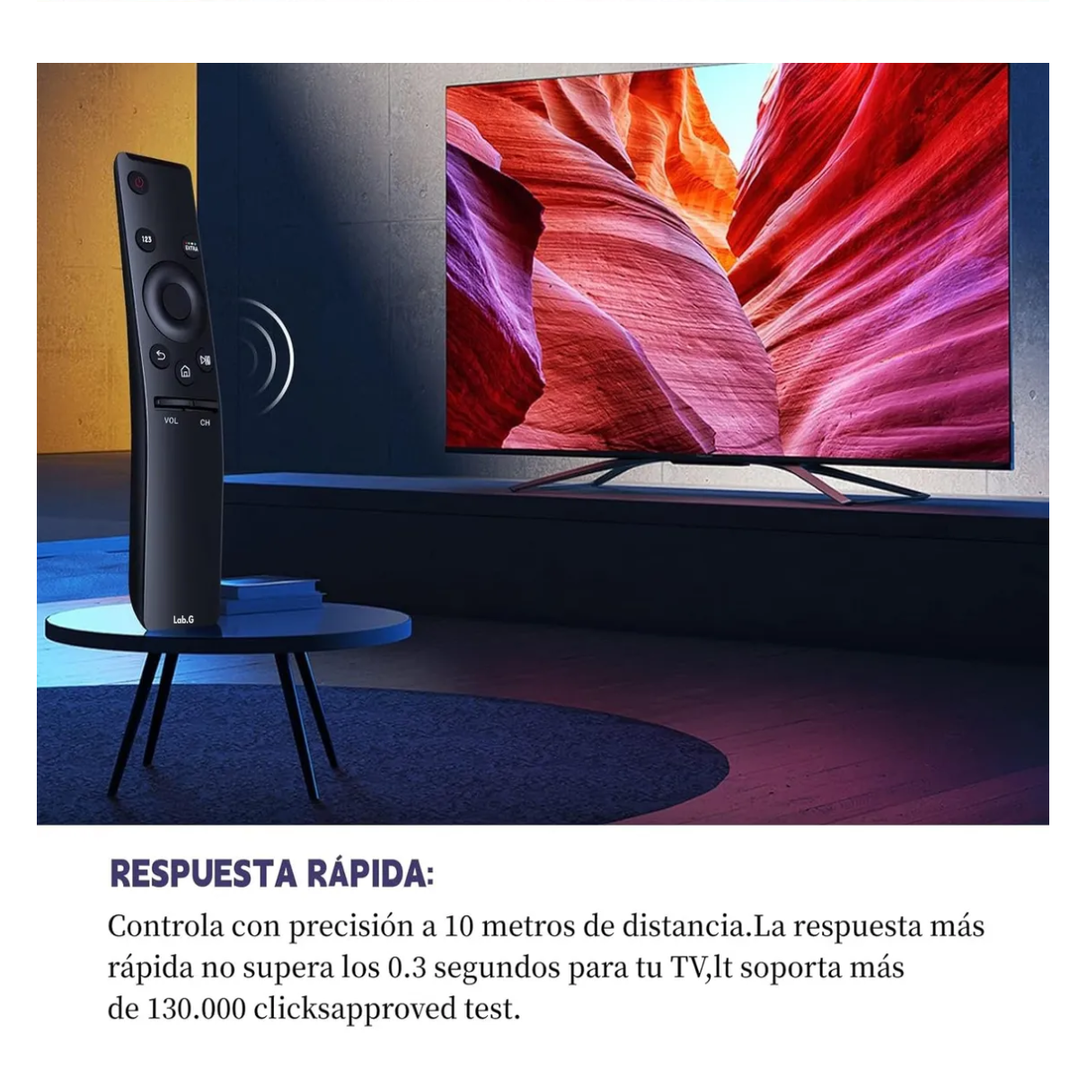 Foto 5 pulgar | Control Compatible Con Samsung Bn59-01259b Smart Tv Uhd 4k Lab.g Negro