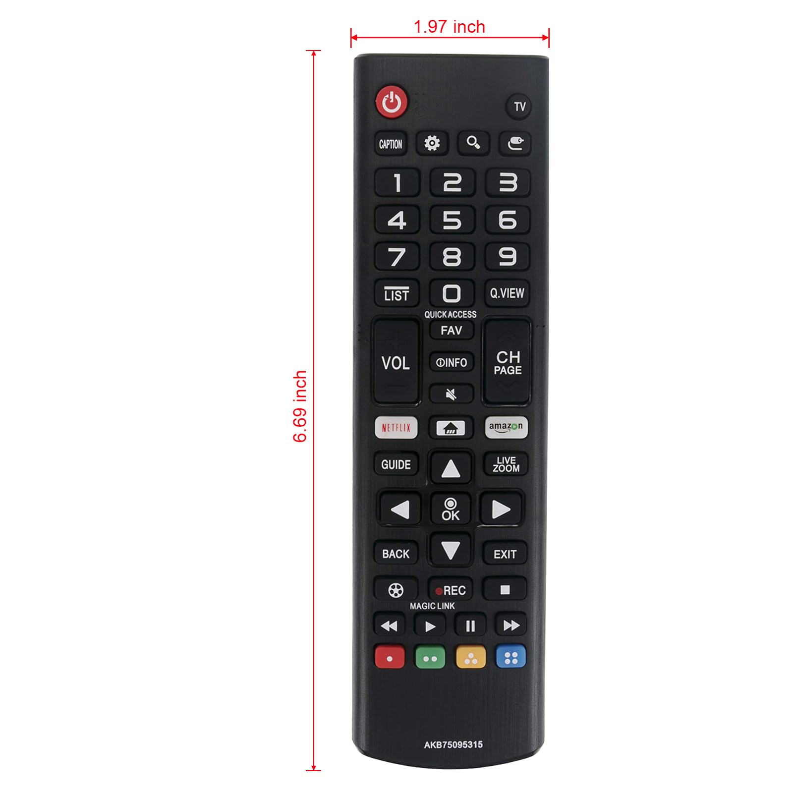 Foto 5 pulgar | Mando A Distancia Vinabty Akb75095315 Para Lg Smart Tv - Venta Internacional.