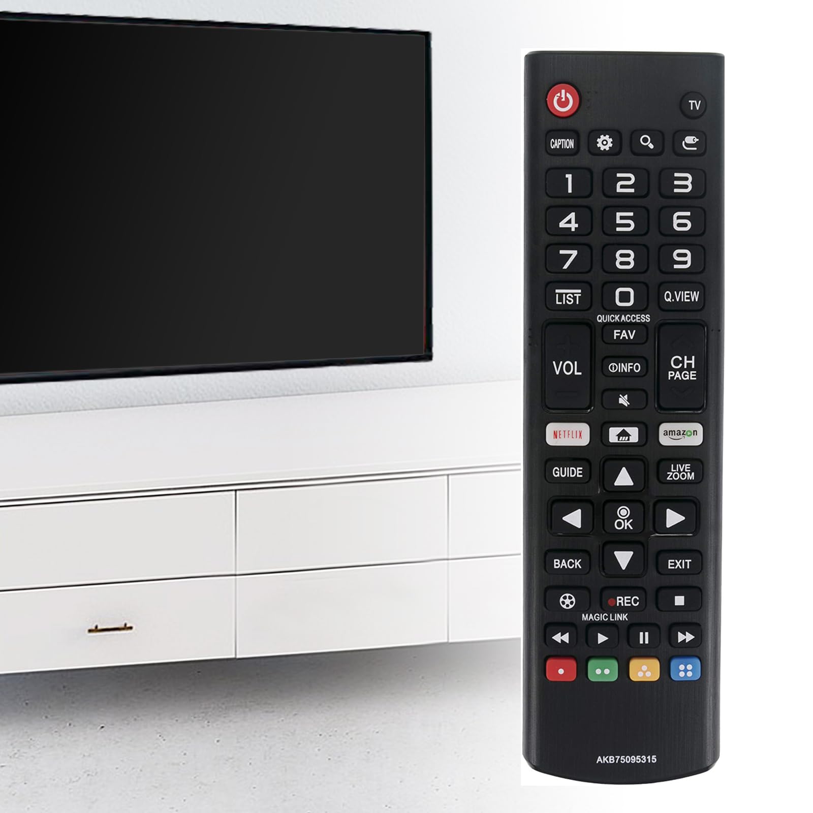 Foto 6 pulgar | Mando A Distancia Vinabty Akb75095315 Para Lg Smart Tv - Venta Internacional.