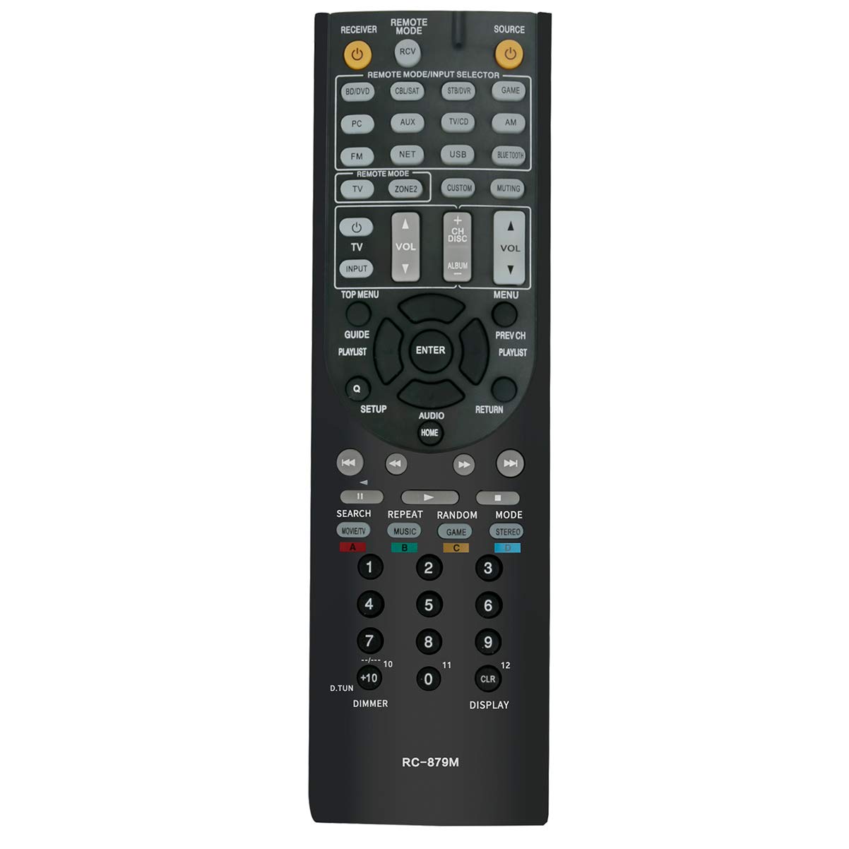 Foto 2 pulgar | Control Remoto Zdalamit Rc-879m Para Receptor Av Onkyo - Venta Internacional.