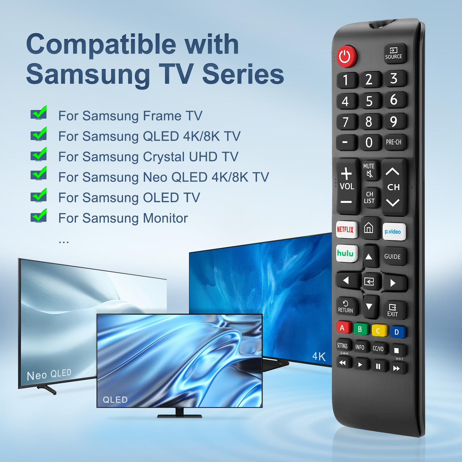 Foto 3 pulgar | Mando A Distancia De Repuesto Para Samsung Tv Frame Crystal Uhd - Venta Internacional.