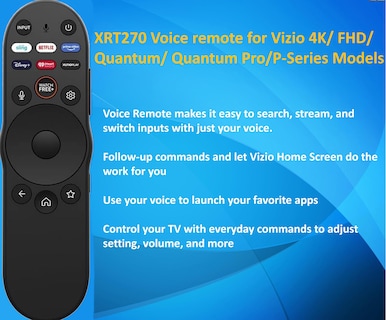 Foto 2 | Control Remoto Por Voz Smartby Xrt270 Para Televisores Vizio 4k/fhd - Venta Internacional.