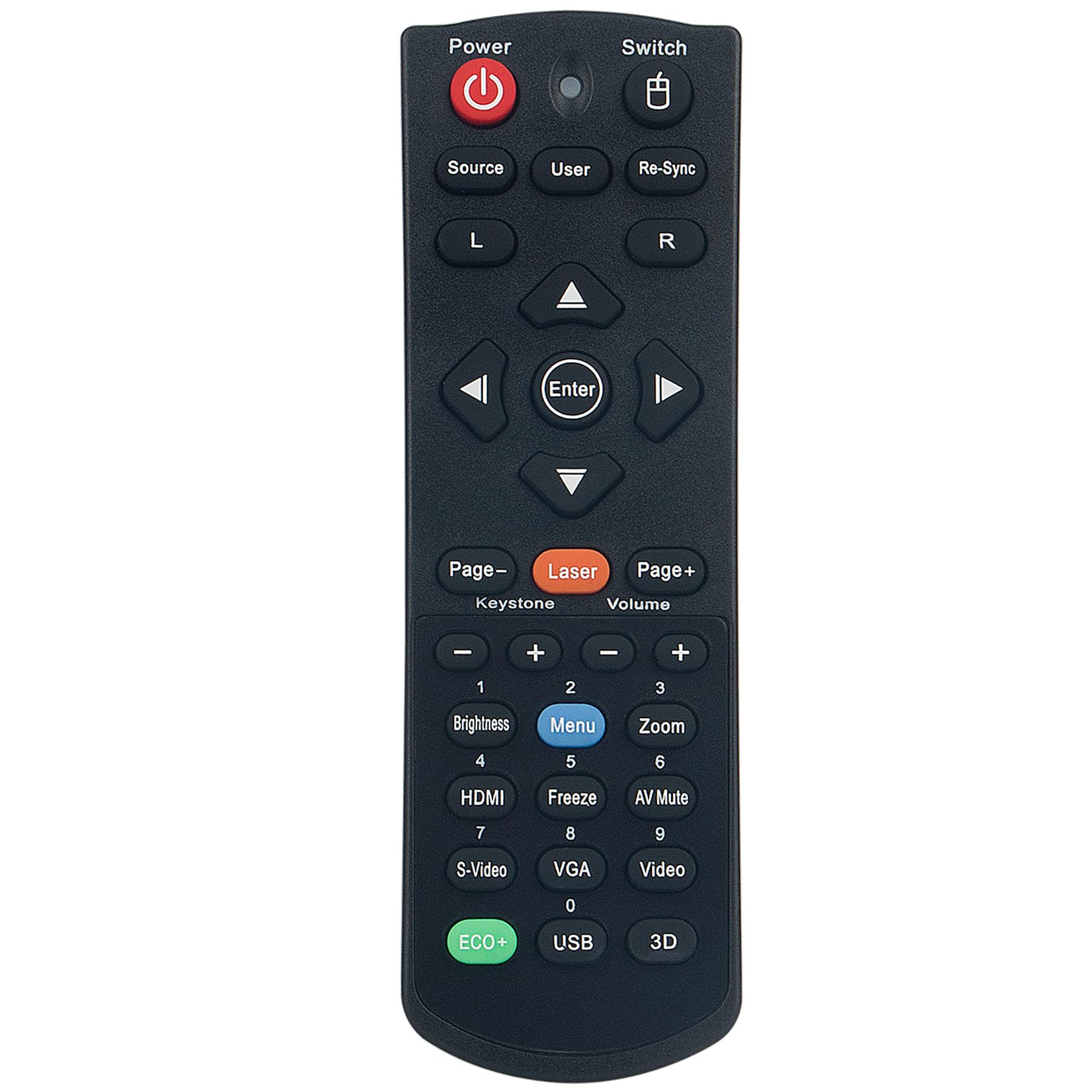 Mando A Distancia De Repuesto Para El Proyector Optoma Eh300 Hd25 - Venta Internacional.