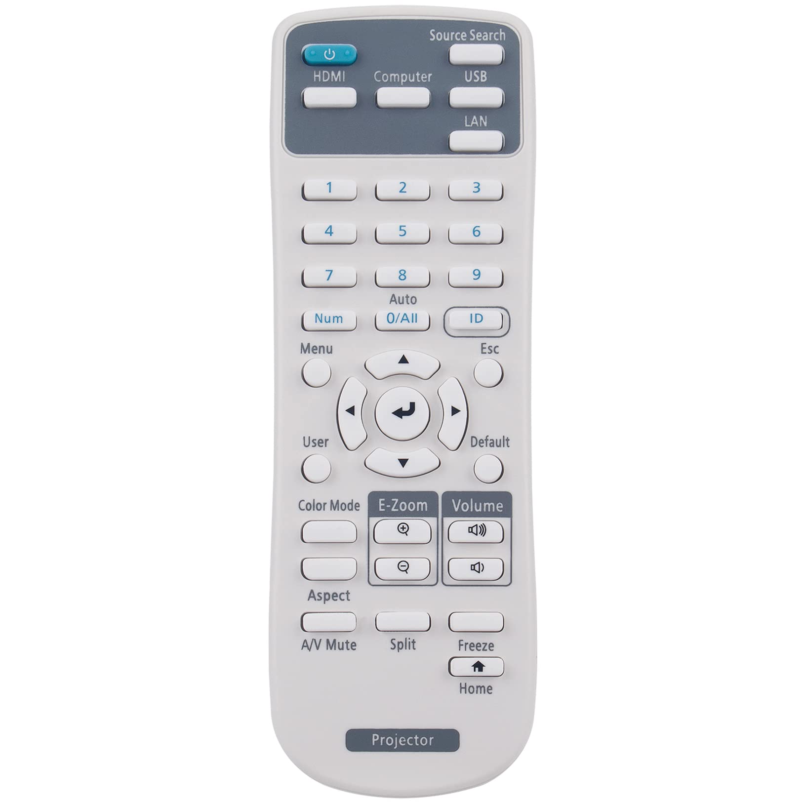 Mando A Distancia De Repuesto Para El Proyector Epson Powerlite Brightlink - Venta Internacional.