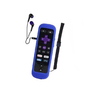 Foto 1 | Funda para Control Remoto color Azul para Roku 3/4 Roku Ultra y Roku Premiere más