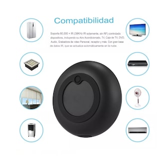 Foto 3 | Controlador Remoto Wi-fi 2.4ghz Infrarrojo para Alexa Google Negro
