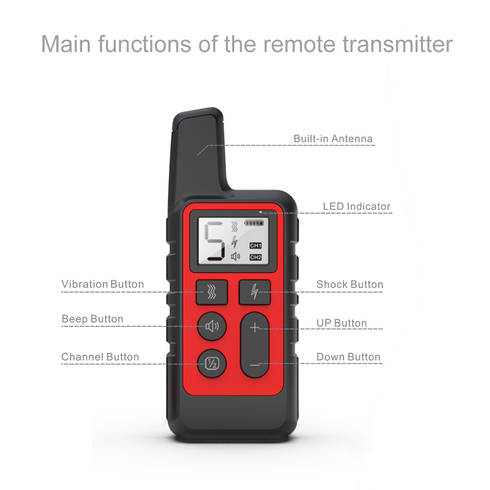 Foto 3 pulgar | Collar Eléctrico De Adiestramiento De Perros Con Control Remoto Recargable - Venta Internacional.