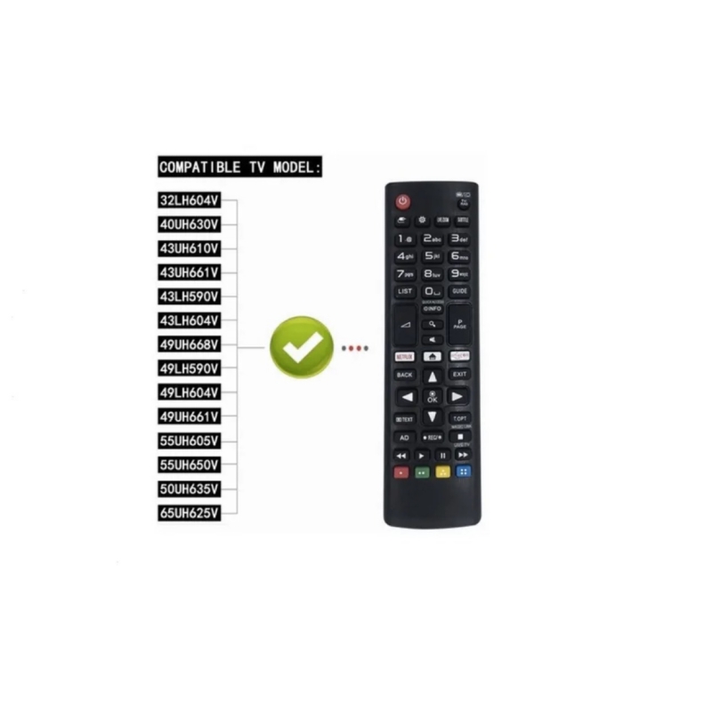 Foto 2 pulgar | Control Remoto Lg Tv Compatible Con Led/smart Tv - Venta Internacional.