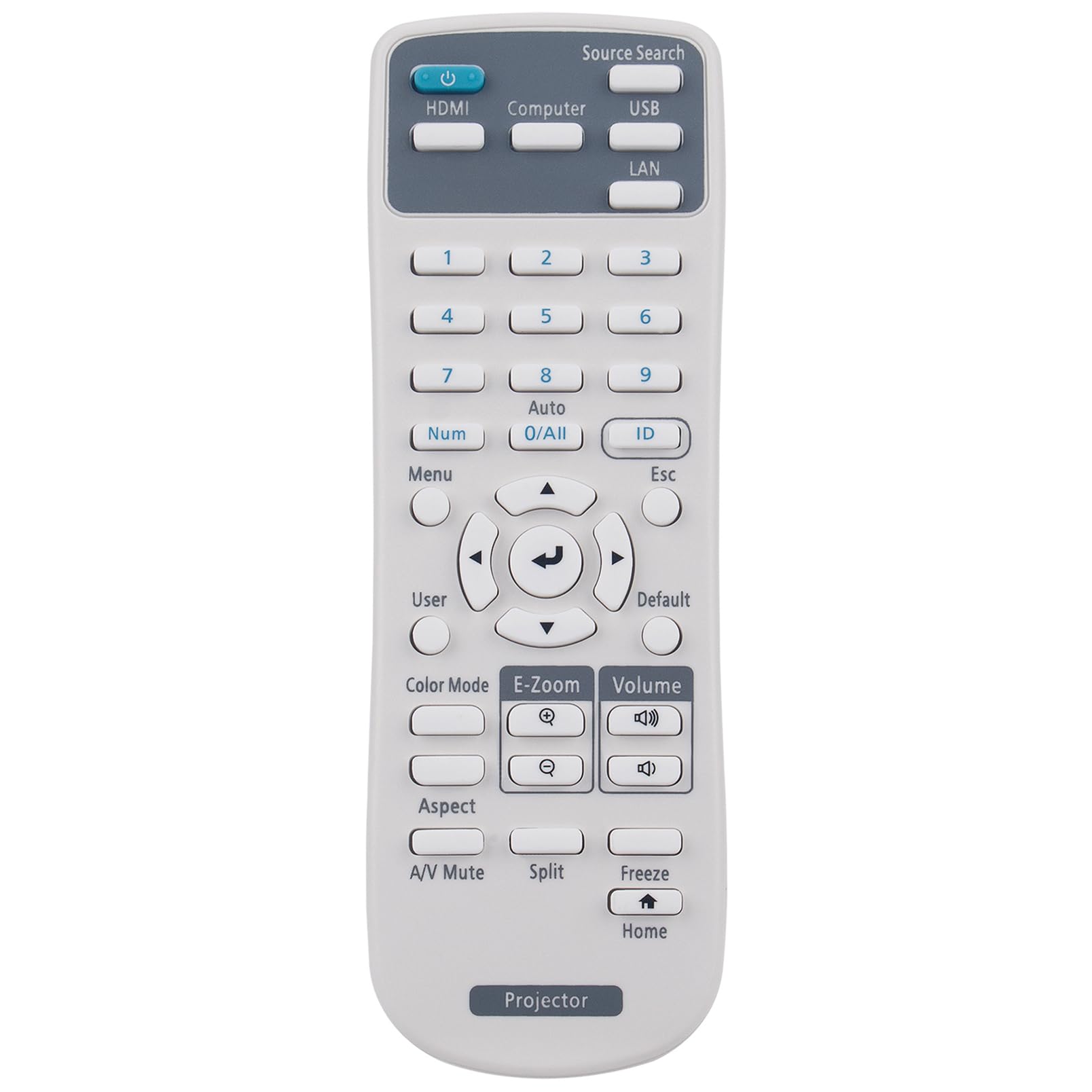 Foto 6 pulgar | Reemplazo De Control Remoto Para El Proyector Epson Powerlite E20 - Venta Internacional.