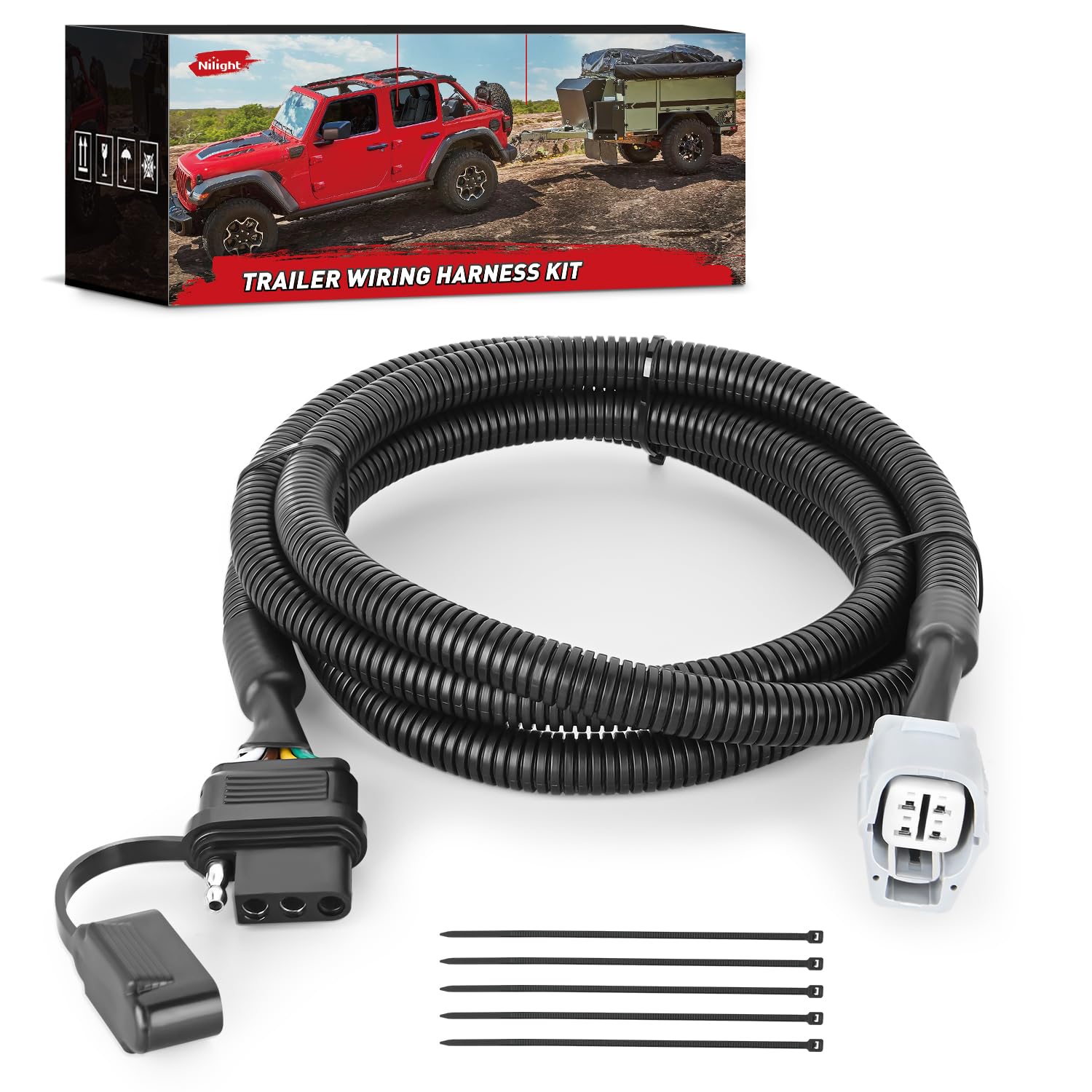 Kit De Arnés De Cableado Para Remolque Nilight 56083 Para Lexus Rx350 - Venta Internacional.
