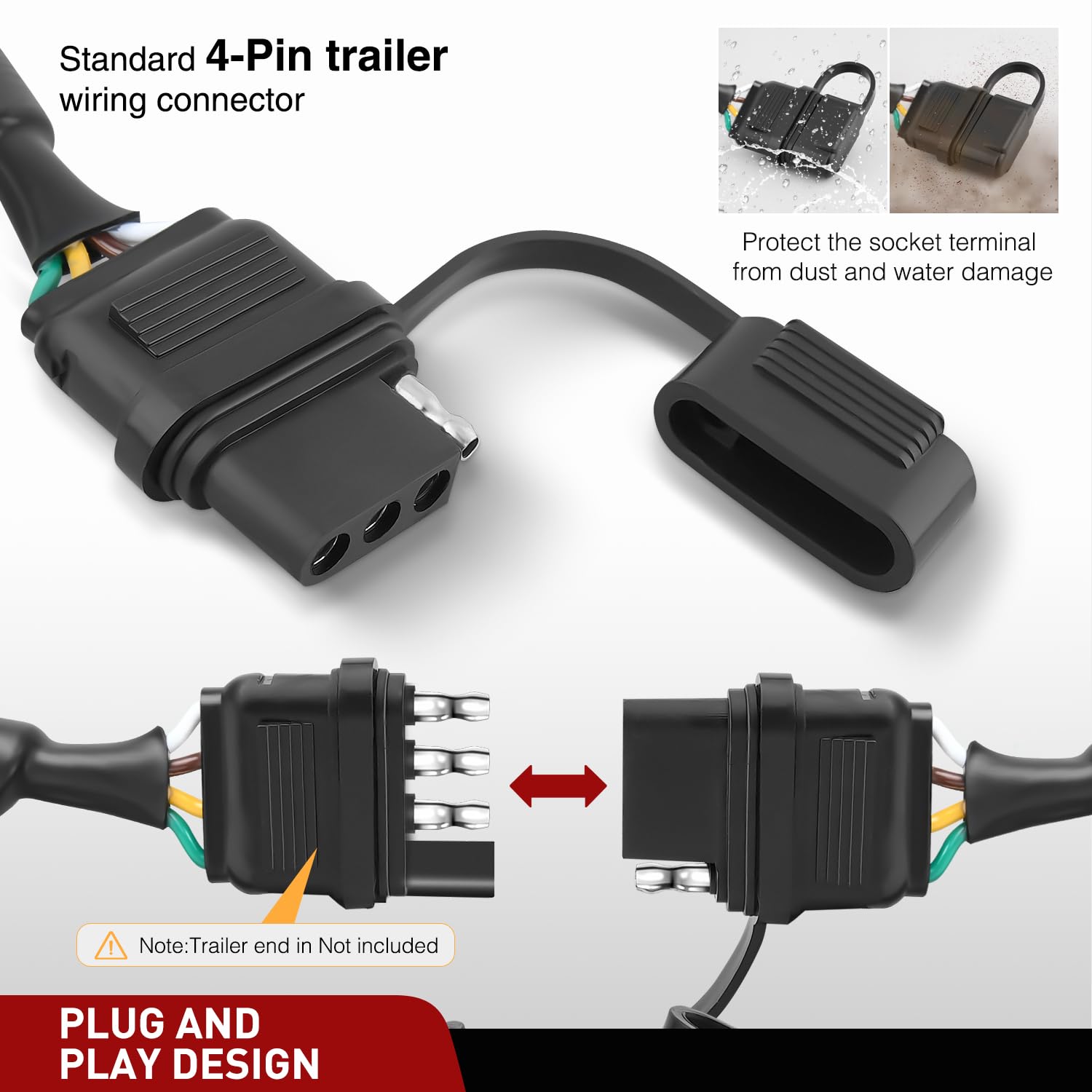 Foto 5 pulgar | Kit De Arnés De Cableado Para Remolque Nilight 56083 Para Lexus Rx350 - Venta Internacional.
